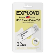 Память USB флеш EXPLOYD EX-32GB-650-White