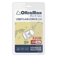 Память USB флеш OLTRAMAX OM-32GB-330-White