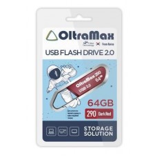 Память USB флеш OLTRAMAX OM-64GB-290-Dark Red