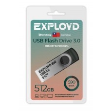 Память USB флеш EXPLOYD EX-512GB-590-Black USB 3.0