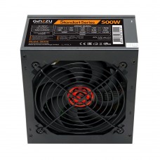 Блок питания для ПК GINZZU SB500 ATX, 12cm fan, 20+4pin +4Pin, 3*SATA, 3*IDE Черный