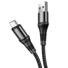 Кабель microUSB HOCO (6931474734211) X50 USB (m)-microUSB (m) 1.0м - черный