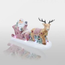 NEON-NIGHT КЕРАМИЧЕСКАЯ ФИГУРКА ?ДЕД МОРОЗ В САНЯХ? 30.5Х12.2Х17.2 СМ NEON-NIGHT КЕРАМИЧЕСКАЯ ФИГУРКА ?ДЕД МОРОЗ В САНЯХ? 30.5Х12.2Х17.2 СМ