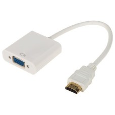Переходник-адаптер REXANT ПЕРЕХОДНИК ШТ. HDMI - ГН. VGA (ПРОВОД) + 3. 5 MM АУДИО С ПИТАНИЕМ 17-6934