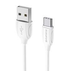 Кабель BOROFONE BX19 "Benefit" USB-Type-C 1.3A 1M белый