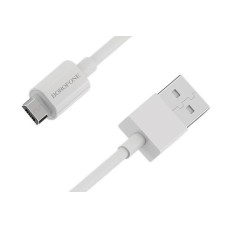 Кабель (usb) BOROFONE BX22 "Bloom" USB-microUSB 2A 1M белый