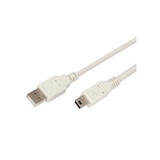REXANT (18-1136) КАБЕЛЬ USB (ШТ. MINI USB - ШТ. USB A) 3 МЕТРА, СЕРЫЙ