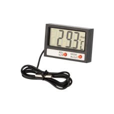 REXANT (70-0505) ТЕРМОМЕТР ЭЛЕКТРОННЫЙ КОМНАТНО-УЛИЧНЫЙ С ЧАСАМИ