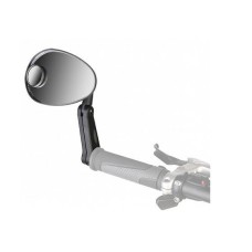 STELS Зеркало заднего вида DX-222D (вместо заглушки грипсы, доп. зерк.), пластиковое черное 220005 LU021530