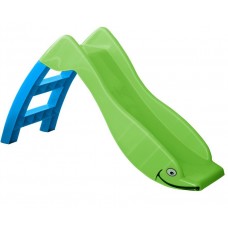 PALPLAY игровая горка Дельфин 307 зеленый/голубой