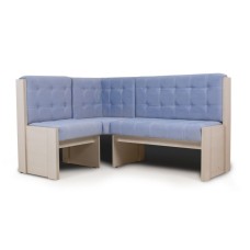 БИТЕЛ КВАДРО скамья угловая однотон (БОДЕГО, ВЕЛЮР голубой) БИТЕЛ КВАДРО скамья угловая однотон (БОДЕГО, ВЕЛЮР голубой)
