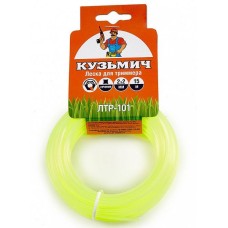 КУЗЬМИЧ ЛТР-101 Леска для триммера 2 мм, 15 м (квадрат)