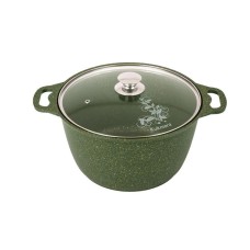 Кастрюля КУКМОР к61tsml а/пр литая 6,0л стекл/кр Trendy style malachite Кастрюля КУКМОР к61tsml а/пр литая 6,0л стекл/кр Trendy style malachite