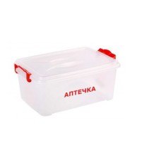 АЛЬТЕРНАТИВА М7372 Контейнер "Аптечка" 7,5л прямоугольный (с ручками) (уп.10) АЛЬТЕРНАТИВА М7372 Контейнер "Аптечка" 7,5л прямоугольный (с ручками) (уп.10)