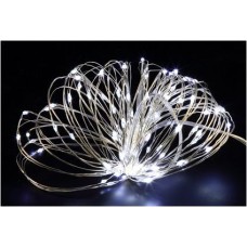 Электрогирлянда FUNRAY "Нить", SE-STRING-550W, 5м, 50 LED, холодный белый, 3*АА, серебр. шнур 0,3м, Электрогирлянда FUNRAY "Нить", SE-STRING-550W, 5м, 50 LED, холодный белый, 3*АА, серебр. шнур 0,3м,