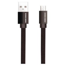 More choice (4627151194462) K20m Дата-кабель USB 2.1A для micro плоский USB - 1м Black