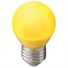 ECOLA K7CY50ELB GLOBE LED COLOR 5,0W G45 220V E27 YELLOW шар Желтый матовая колба 77X45