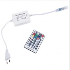 ECOLA RF1606KSB LED STRIP 220V RGB RF CONTROLLER (IP20) 600W 2,7A для ленты 220V 16X8 IP68 с радиопультом