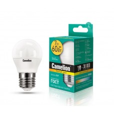 Лампа светодиодная CAMELION (12070) LED7-G45/830/E27/7Вт