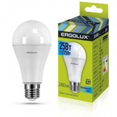 ERGOLUX LED-A65-25W-E27-4K (Эл.лампа светодиодная ЛОН 25Вт E27 4500K 180-240В)