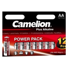 CAMELION LR 6 PLUS ALKALINE BLOCK-12 (LR6-HP12, батарейка,1.5В)
