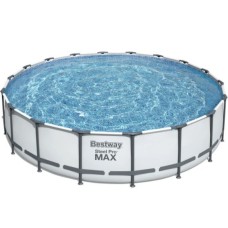 BESTWAY Бассейн каркасный Steel Pro MAX, 549 х 122 см, фильтр-насос, лестница, тент, 56462