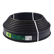 СИБРТЕХ Бордюр Лента, 10 х 1000 см, полиэтиленовый, черный 64550