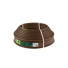 СИБРТЕХ Бордюр Лента , 10 х 1000 см, полиэтиленовый, коричневый 64551