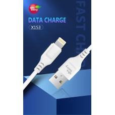 Кабель USB AM / 8PIN / 30PIN AKSBERRY X153 для LIGHTNING 2.4, белый