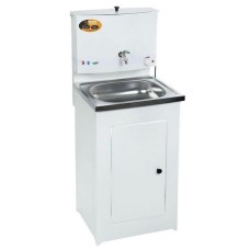 ВИХРЬ 74/4/1 Умывальник дачный ЛЮКС, с подогревом, нержавеющая мойка, цвет белый