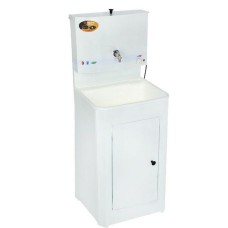 ВИХРЬ 74/4/4 Умывальник дачный ЛЮКС, с подогревом, пластиковая мойка, цвет белый