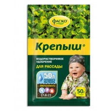ФАСКО Удобрение сухое Крепыш минеральное для рассады водорастворимое 50гр