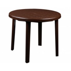 АЛЬТЕРНАТИВА М8151 Стол 900х900х750мм круглый (коричневый)