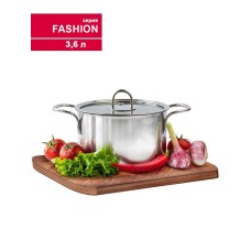 TIMA Кастрюля "FASHION" 3,6л, матовая, с крышкой FM-20 TIMA Кастрюля "FASHION" 3,6л, матовая, с крышкой FM-20