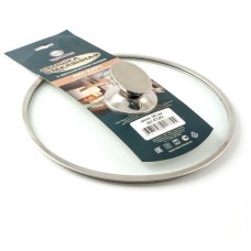 TIMA Крышка стекл. с метал/обод + овальная ручка НЖС 20 см низ. 5520