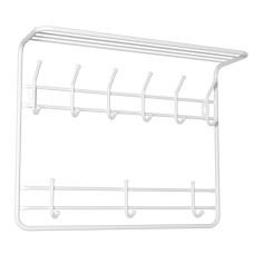 ЗМИ Вешалка с полкой 2х ярусная 80 Белый ВСП 9