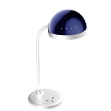 Светильник настольный CAMELION KD-828 C01 белый (LED Свет.наст,6.5Вт,230В,360лм,сенс.,рег.ярк,CCT,RGB-ночник"Звезд. небо