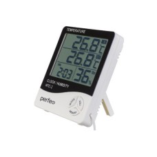 PERFEO (PF_C3660) Часы-метеостанция "Matmo", (PF-HTC-2) (время, будильник, температура, влажность, внешний дат