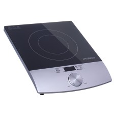 Индукционная плитка HYUNDAI HYC-0102 серебристый/черный стеклокерамика (настольная) Индукционная плитка HYUNDAI HYC-0102 серебристый/черный стеклокерамика (настольная)