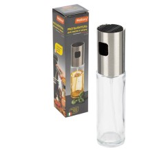 Ёмкость MALLONY Распылитель для масла и уксуса OLIVA, объем 100 мл (стекло, нерж.сталь) (100132)