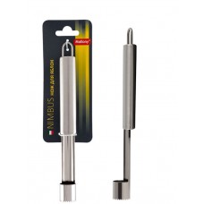 MALLONY Нож для яблок из нержавеющей стали, NIMBUS, 20*2 см, овальная ручка с подвесом (007419)