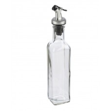Ёмкость MALLONY Бутылка для масла/уксуса 280 мл стеклянная с дозатором (103805)