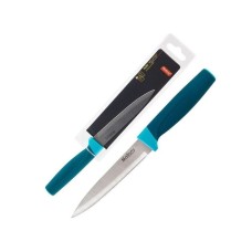 MALLONY Нож с рукояткой софт-тач VELUTTO MAL-03VEL универсальный, 12,7 см (005526)