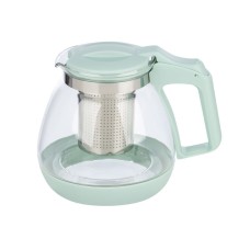 MALLONY Чайник заварочный MENTOLO, 1,1 л, из жаропрочного стекла с фильтром из нерж стали (009370)