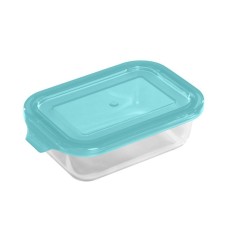 MALLONY Контейнер LIMPIDO,1000 мл из жаропрочного стекла с крышкой из пластм,прямоуг,темп режим -40 до +300С (005481)