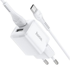 HOCO (6931474742018) N8 2USB 2.4A LIGHTNING 8-PIN 1м белый