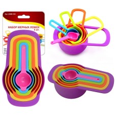 MULTIDOM Набор мерных ложек 6шт. 7,5~250мл AN80-245