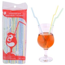 MULTIDOM Трубочки для коктейля "Тусовка" 50 шт. YD13-152