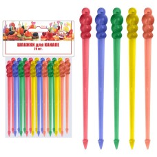 МУЛЬТИДОМ Шпажки для канапе "Булава". Набор 20шт. (длина 90мм) МГ76-69