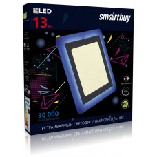 SMARTBUY (SBLSq-DLB-13-3K-B) квадрат DLB 13w/3000K+B/IP20